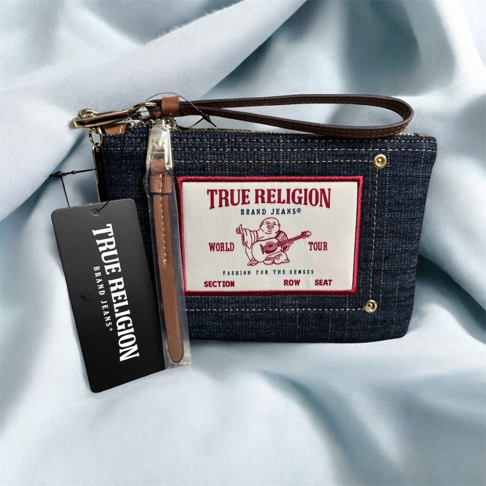 True Religion Denim Wristlet